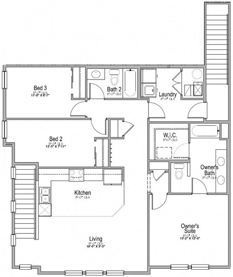 a floor plan of a home